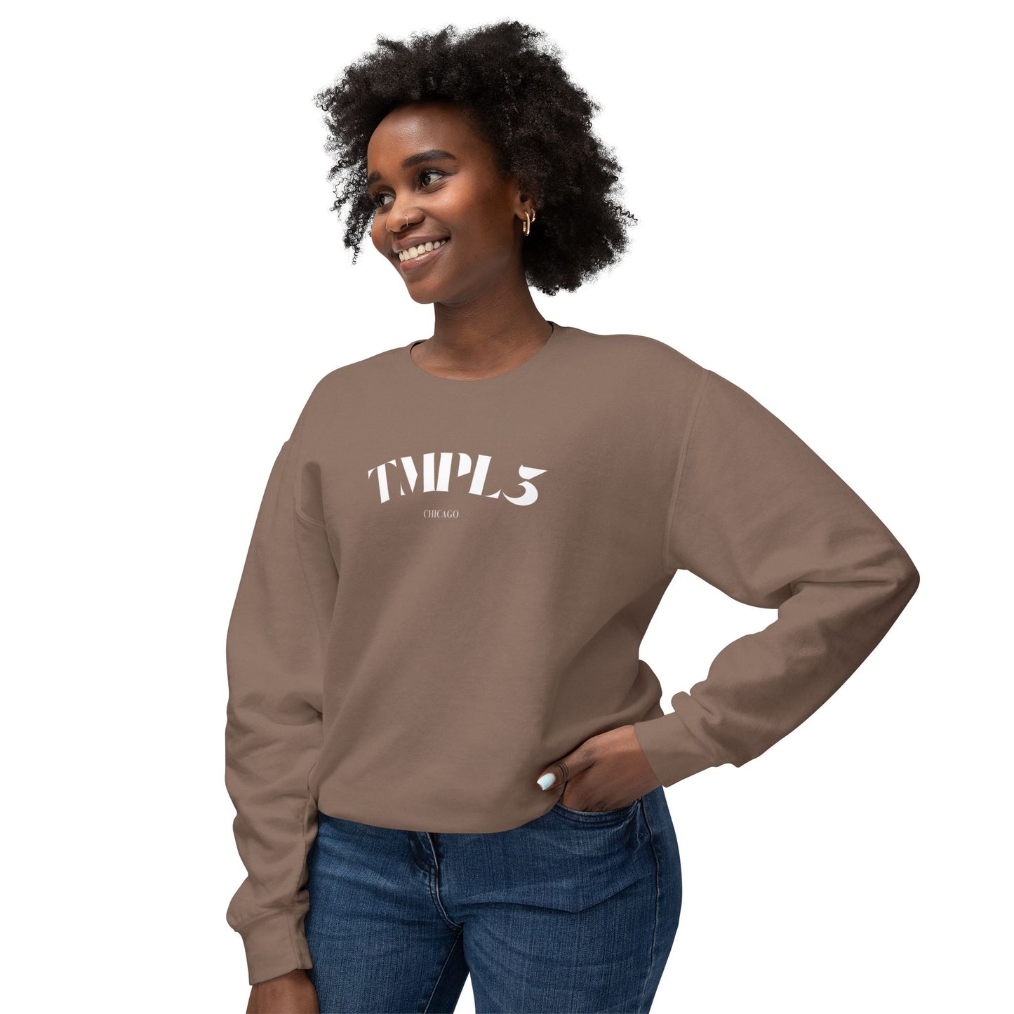 TMPL3 Unisex Lightweight Crewneck Sweatshirt
