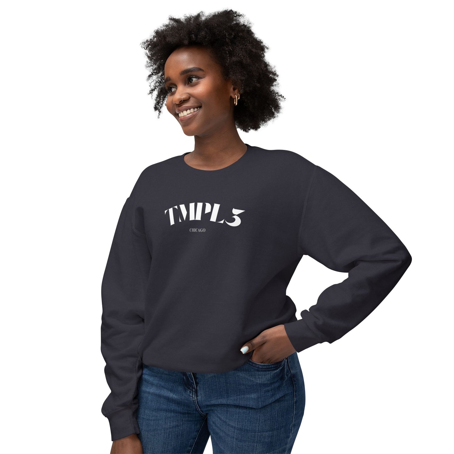 TMPL3 Unisex Lightweight Crewneck Sweatshirt