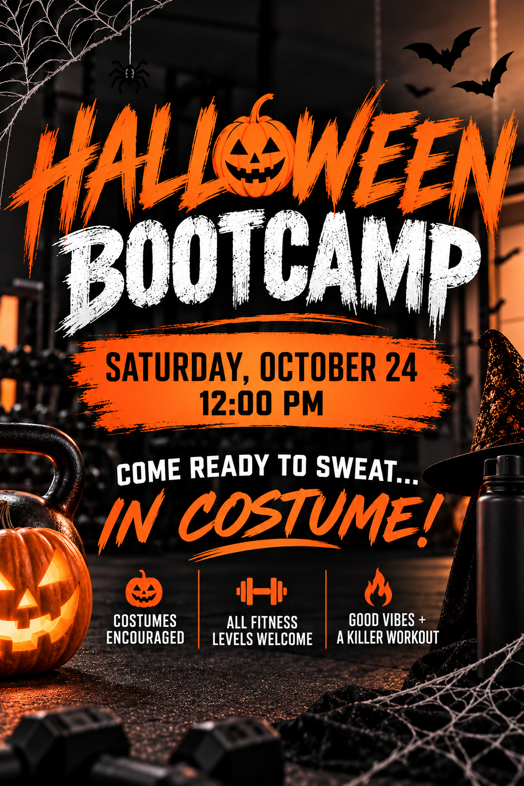 Halloween Bootcamp ALL LEVELS